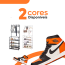 Sapateira com Cabideiro 4 Andares – Organize 12 Pares + Roupas e Acessórios em um Só Lugar!