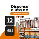 Arara Cabideiro com Sapateira e 10 Prateleiras – 4 Colunas, Super Resistente e Espaçosa para Closet e Quarto!