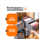 Caixa Organizadora Dobrável 25L com Alças – Kit com 2 Unidades para Organizar com Estilo e Economia de Espaço!