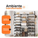 Sapateira Vertical para 55 Pares – Organizador de Sapatos Compacto e Durável