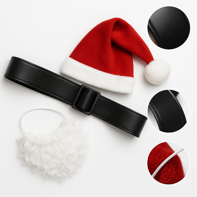 Fantasia Papai Noel Completa Masculina 5 Peças