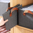 Caixa Organizadora Dobrável 25L com Alças – Kit com 2 Unidades para Organizar com Estilo e Economia de Espaço!