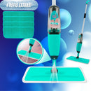 Mop Spray 3 em 1 com Reservatório 400ml + Kit com 4 Refis – Limpeza Rápida e Profunda: Lava, Enxágua e Seca Sem Complicação!