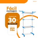 Varal de Chão Retrátil 3 Andares com Rodinhas – Organização e Praticidade para Seu Lar! 🚀