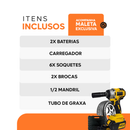 Furadeira e Parafusadeira de Impacto 48V Bivolt – Potência Profissional para Qualquer Trabalho!