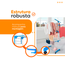 Varal de Chão Retrátil 3 Andares com Rodinhas – Organização e Praticidade para Seu Lar! 🚀