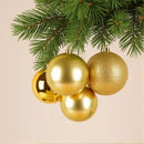 Kits de Bolas de Natal Diversos tamanhos – Vermelho ou Dourado – Foscas, Brilhantes e com Glitter para Árvore e Decoração