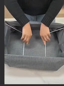 Caixa Organizadora Dobrável 25L com Alças – Kit com 2 Unidades para Organizar com Estilo e Economia de Espaço!